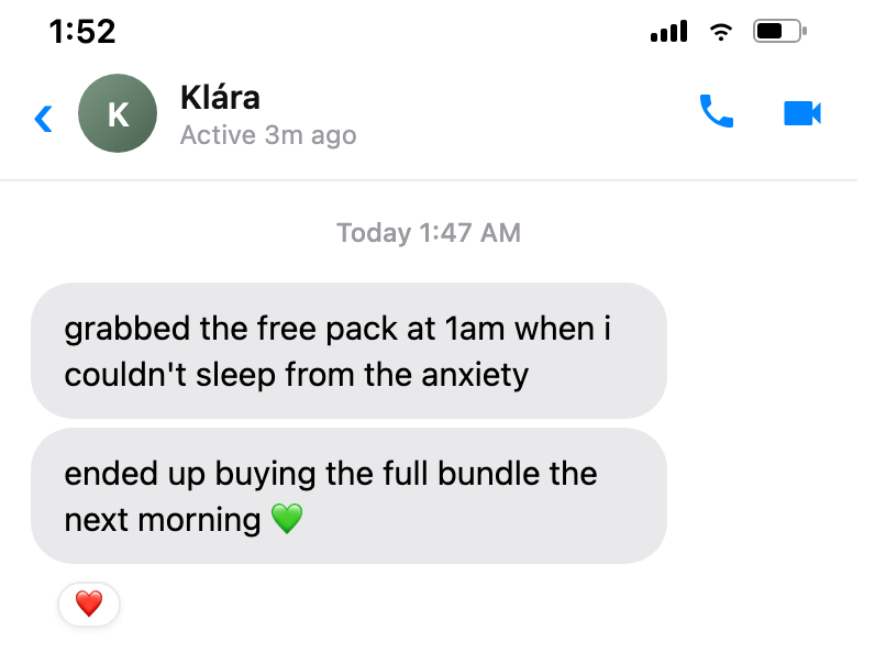 Message from a reader about The Anxiety Reset